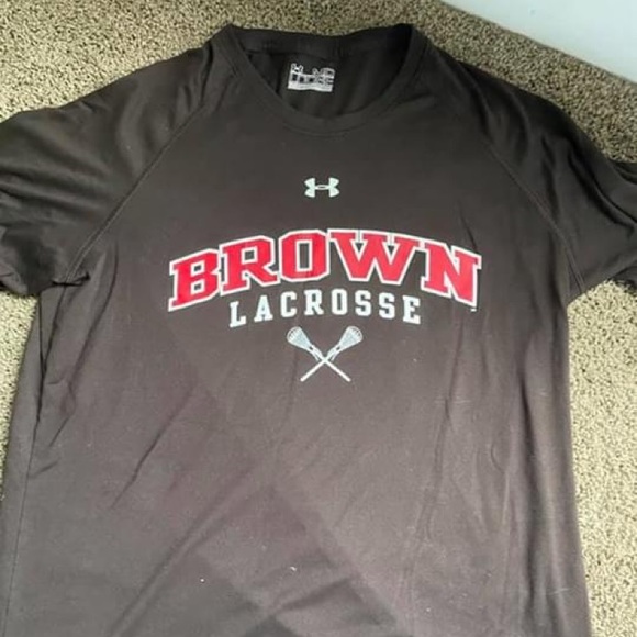 Under Armour Brown Lacrosse Tshirt 